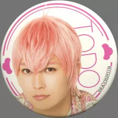 【中古】バッジ・ピンズ(男性) 中山優貴(トド松)/背景：白 トレーディング缶バッジ F6 ver. 「おそ松さん on STAGE ～SIX MEN’S SHOW TIME 2～」