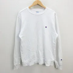 z■チャンピオン/champion  クルーネックスウェットシャツ C3-C019【XL】白/men's/181【中古】■