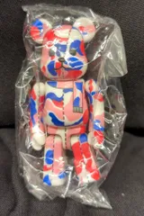 MEDICOMTOY BAPEPLAY/BE@RBRICK 100%迷彩(トリコロール)/BAPEPLAY/BE@RBRICK