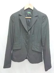 ◇ UNITED COLORS OF BENETTON 長袖 テーラードジャケット サイズ40 ブラック レディース P  【1407260021971】