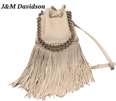 ★ J&M Davidson ドゥロワー  フリンジカーニバル2way ハンドショルダーバッグ