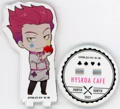【中古】アクリルスタンド・アクリルパネル ヒソカ=モロウ(C/リンゴ) 「HUNTER×HUNTER×animatecafe 奇術師ヒソカのヒソカフェ トレーディングアクリルスタンド」