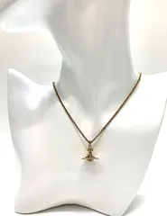 Vivienne Westwood ヴィヴィアンウエストウッド ネックレス PETITE ORB  63020098 レディース 立体オーブ  46ｃｍ 6.7ｇ