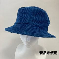 新品未使用　ネイビーのコーデュロイハット　５７～５９ｃｍ