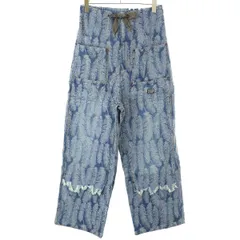 KAPITAL マグパイデニム 29 エプロン ジャガード フレア Magpie