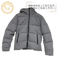 EDIFICEエディフィス WHITE DUCK DOWN 80/20 フード付き ダウンジャケット グレー メンズのサムネイル