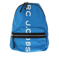 マークジェイコブス MARC JACOBS LOGO PRINT NYLON SUSPIRIA BACKPACK ロゴ プリント ナイロン サスペリア バックパック リュック M0016409 ダークラピス 青 ブルー ☆AA★●▲250402のサムネイル