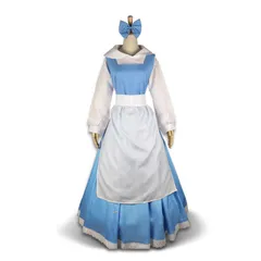 コスプレ服 美女と野獣 コスチューム ディズニー風 アニメ 女中服 ベル公主 ロングドレス M250214-151