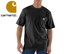 CARHARTT カーハート K87 LOOSE FIT HEAVYWEIGHT POCKET T-SHIRT BLACK ヘビーウェイト ポケット Tシャツ ブラック 22310