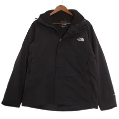 THE NORTH FACE ノースフェイス HYVENT マウンテン ジャケット アウトドア ブラック (メンズ M) 中古 古着 A0663