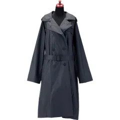 ☆ ブラック ☆ トレンチレインコート レインコート レディース ロング トレンチコート ロングコート コート アウター 通勤 春 合羽 カッパ 耐水 レインウェア 無地 おしゃれ シンプル かわいい レイングッズ