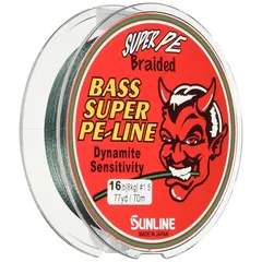 サンライン(SUNLINE) PEライン バス スーパー 70m 2号 24lb ディープグリーン