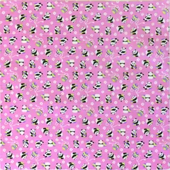和布日和　小風呂敷　手まりパンダ ピンク