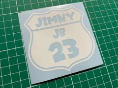 カラー選択可能！ ルート66 風 JB23 JIMNY 型式 カッティングステッカー 抜き文字タイプ ジムニー 型式変更可能 JA11 JA71 JA12 JA22 JB23 JB64