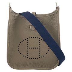 【HERMES】エルメス エヴリンTPM 16 ショルダーバッグ トリヨンクレマンス レディース W刻印 2024年製造 エブリン エトゥープ エトープ W刻印 2024年 ポシェット ポーチ
