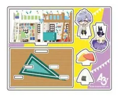 【中古】小物(キャラクター) 三角/九門 「アクリルルームスタンド A3!(エースリー) 春組 夏組」