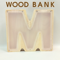 WOOD BANK イニシャル『M』