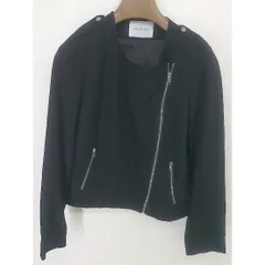 ◇ archives アルシーヴ ジップアップ ノーカラー 長袖 ジャケット サイズM ブラック レディース  【中古】 【1206210004183】のサムネイル