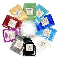 【人気商品】フローレスレジンピグメント 大容量100g エポキシ樹脂用マイカパウダー 各種DIY用パール顔料 カラー着色剤… (10g×10色 バラエティパック)