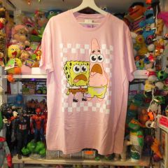 Spongebob★スポンジボブ★パトリック★Tshirt★Tシャツ★Tee★pink★ピンク★目玉★人形★フィギュア★ぬいぐるみ★