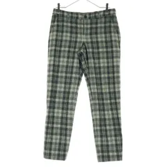 green label relaxing グリーンレーベルリラクシング チェック柄 テーパードパンツ 38 グレー系 ユナイテッドアローズ レディース 古着