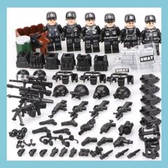 大量 レゴ 互換 SWAT ミニフィグ 特殊部隊 22体セット 武器 銃 大量 レゴ 互換 SWAT ミニフィグ 特殊部隊 22体セット 武器 銃