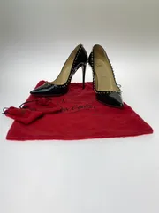 【中古】 Christian Louboutin クリスチャンルブタン ANJALINA スパイク スタッズ パンプス パテント  【183-240710-jt-13-MIN】