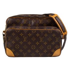 【Louis Vuitton】ルイ・ヴィトン ナイル M45244 モノグラム ブラウン系 ショルダーバッグ クロスボディバッグ 斜め掛け レディース 【中古品】 USED-B 【9304】