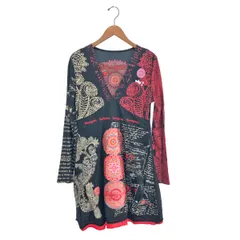 デシグアル Desigual 蝶々 サステナブル チュニック （ホワイト