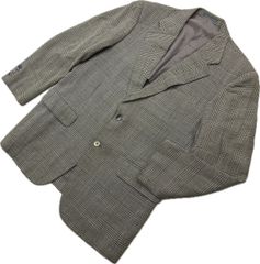 Hampstead 秋冬 チェック ウール テーラードジャケット L～XL相当 