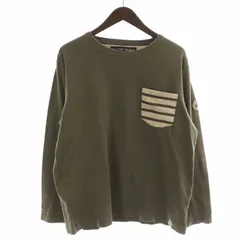 ハンティングワールド HUNTING WORLD Tシャツ カットソー ロゴ ワッペン 長袖 XL カーキ /XKのサムネイル