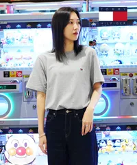 新品 未使用 並行輸入 トミー ヒルフィガー TOMMY HILFIGER Core Flag Core Plus 半袖Tシャツ 09t2225 Cグレーヘザー【メール便】