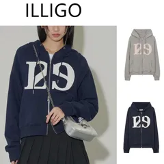 ILLIGO☆129 LOGO PATCH HOODIE ZIP-UP (ILLIGO/パーカー