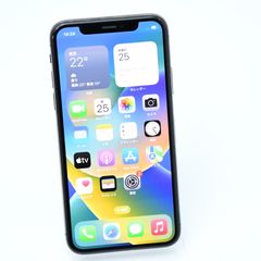 【Face ID ジャンク＊純正電池100%】SIMフリー iPhoneX 256GBスペースグレイ