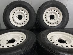 【YK GEOLANDAR A/T G015 LT215/85R16】夏タイヤ【トヨタ 70系ナロー ランクル 純正鉄ホイール 16インチ 6J5HPCD150約+30】　(MTR148)