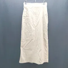 ◇ SENSE OF PLACE by URBAN RESEARCH 綺麗め スリット 無地 ロング タイト スカート サイズM ブラウン レディース E  【1307210018832】