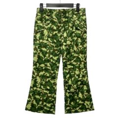 TRICOT COMME DES GARCONS トリココムデギャルソン レディース 迷彩柄 パンツ 薄手 サイズS 正規品 / 50653
