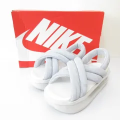 美品 NIKE ナイキ Air Max Isla Women's Sandals エアマックス アイラ サンダル HJ8168-001 サイズUS7 24cm グレー レディース 古着 中古 USED