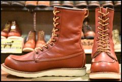 【9D 良品 犬タグ復刻 18年】レッドウィング 8877 アイリッシュセッター 赤茶 オロラセット モック ロング ブーツ redwing HOPESMORE【FE100】のサムネイル