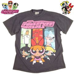 208 THE POWERPUFF GIRLS 파워 퍼프 걸즈 T 셔츠 블랙 L 사이즈 TV 애니메이션 블로섬 버블스 버터 컵 슈퍼 히로인 세계 평화 유치원아 케미컬 X 남성 여성 유니섹스 애니메이션 T 영화 T