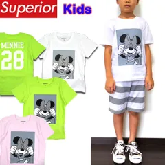 ディズニー ミニー キッズ Tシャツ スペリオール Minnie 28 ディズニーコラボ  Superior 国内正規品