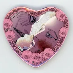 【中古】バッジ・ピンズ 【シークレット2】 鶴見篤四郎＆宇佐美時重 「ゴールデンカムイ展 鶴見篤四郎の『愛です』缶バッジ 第2弾」