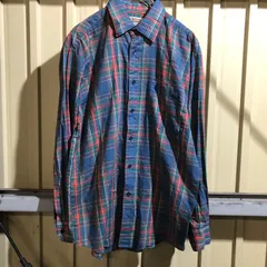 547 McGREGOR CONTEMPORARY 長袖シャツ グリーン レッド ネイビー L マックレガー コンテンポラリー チェック柄 古着卸 アメリカ仕入