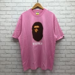 A BATHING APE アベイシングエイプ TEE GO APE NIGO 裏原 ストリート L ピンク
