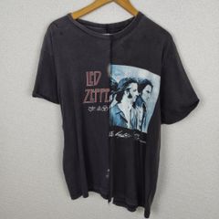 77circa Edition Tシャツ 再構築 Led Zeppelin the Beatles ブラック メンズ 古着 モード ロック