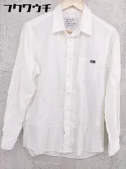 ◇ BAYFLOW ベイフロー ロゴ 長袖 シャツ サイズ2 ホワイト メンズ 【中古】 【1002801739362】