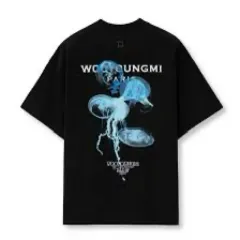 【WOOYOUNGMI】ブラック メタリック グラフィックTシャツ 2025年最新】WOO YOUNG MI メンズ Tシャツの人気アイテム - メルカリ