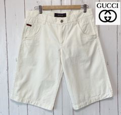 グッチ　GUCCI ハーフパンツ　ショーツ　ショートパンツ白　ホワイト　サイズ46