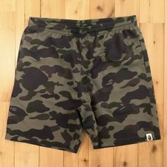 BAPE 1st camo green ハーフパンツ Mサイズ a bathing ape shorts エイプ ベイプ アベイシングエイプ ショーツ 迷彩 NIGO