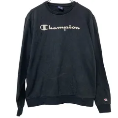 champion ロゴスウェット トレーナー キッズ XXL ブラック チャンピオン プルオーバー カジュアル 古着卸 アメリカ仕入 a611-5974のサムネイル